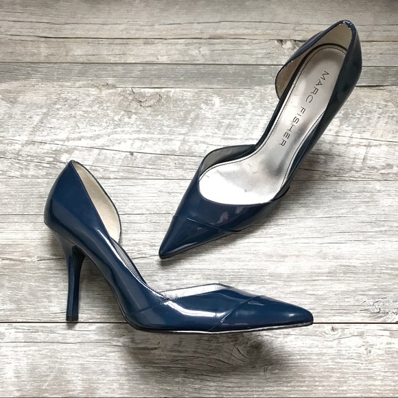 Marc Fisher Shoes - [Marc Fisher] Blue Patent Pumps